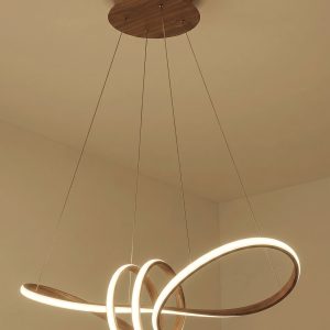 LÁMPARA DE TECHO ESPIRAL